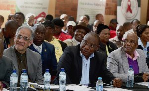 Deputy President Cyril Ramaphosa addresses man and boys dialogue organised by religious leaders on HIV Aids and gender base violance in Soshanguve,Pretoria.17�82017 Kopano Tlape GCIS
